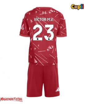 Liverpool Victor Munoz #23 Echipament de Fotbal Replică 2026-27 Copii Acasa (+ Șorturi)